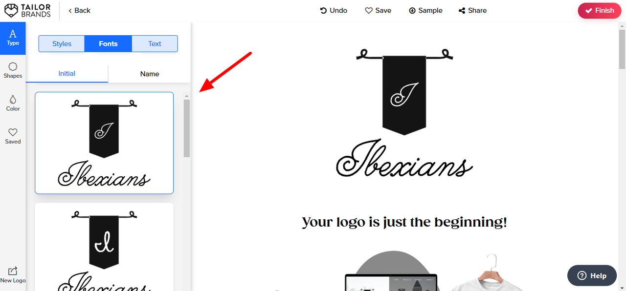 Making logo