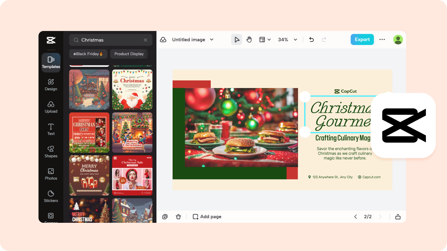 Modelli di Natale: download gratuito per utilizzare e progettare ...