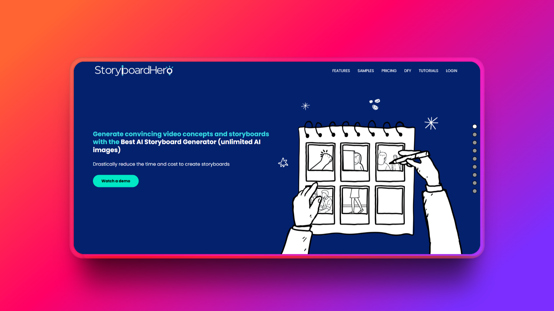 Kreator storyboardów Storyboardhero
