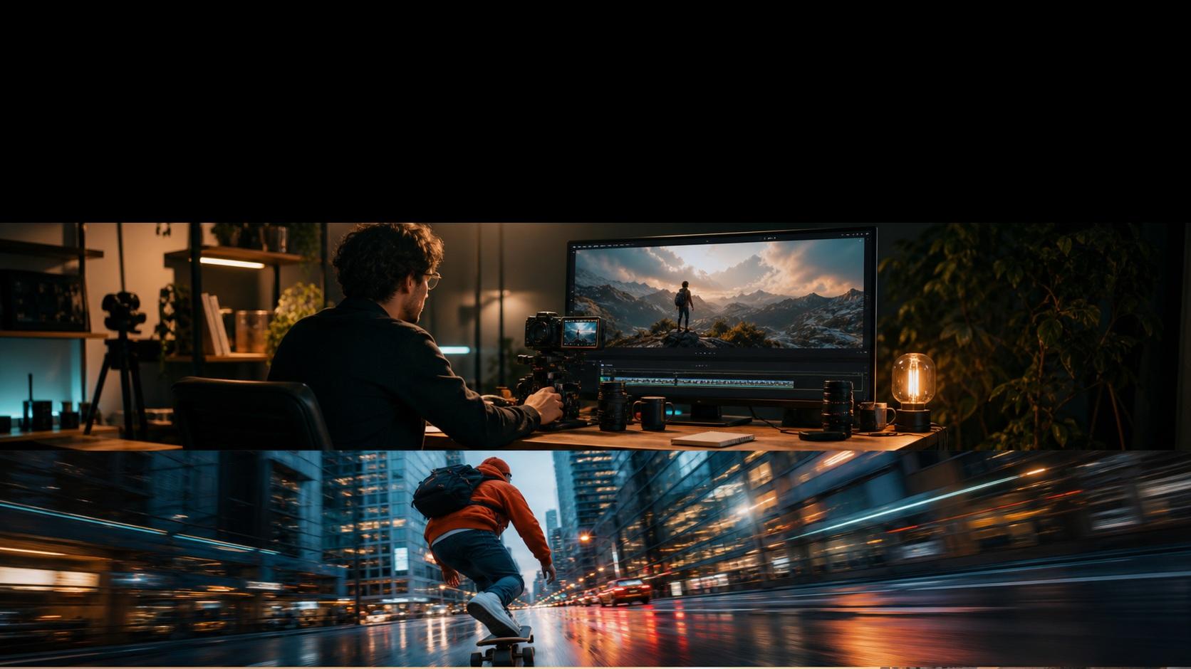 Newtake AI Video Generator original 16: 9 erou vizual