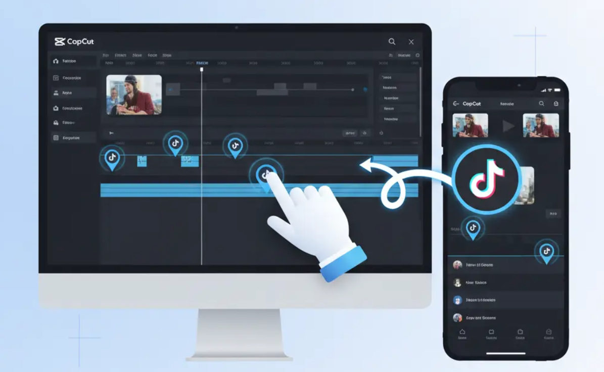 gebruik CapCut video 's met TikTok Anchor Points