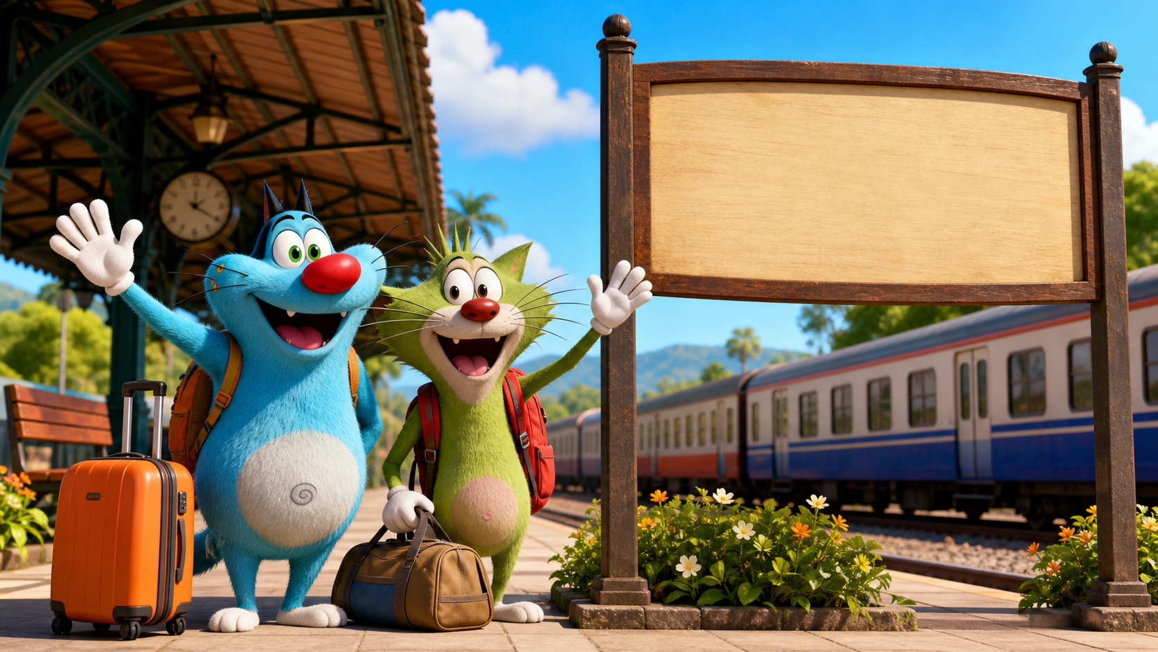 Oggy แจ็ค ซิตี้ ชื่อ AI วิดีโอ พร้อมท์ ผลลัพธ์ 4