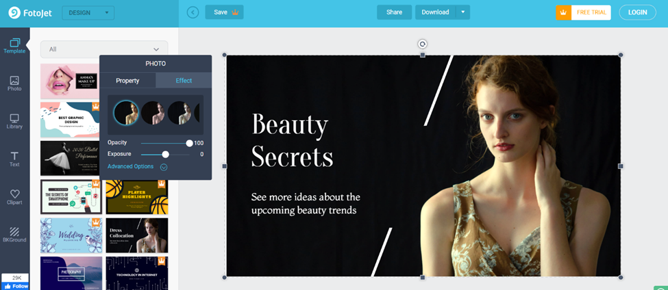 select templates