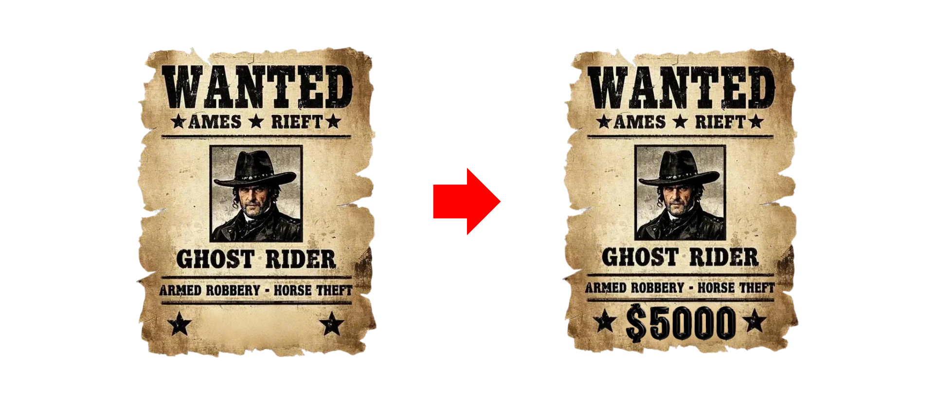AI Text effects