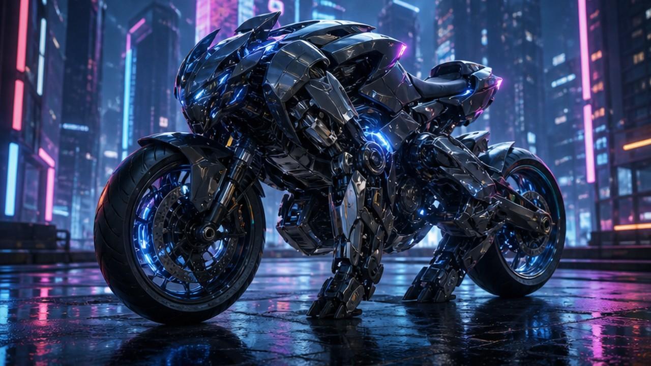 motorcycle transformation prompt result 3