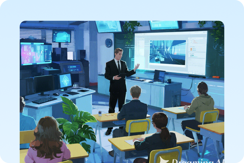 ai avatar video máy phát điện cho e-learning