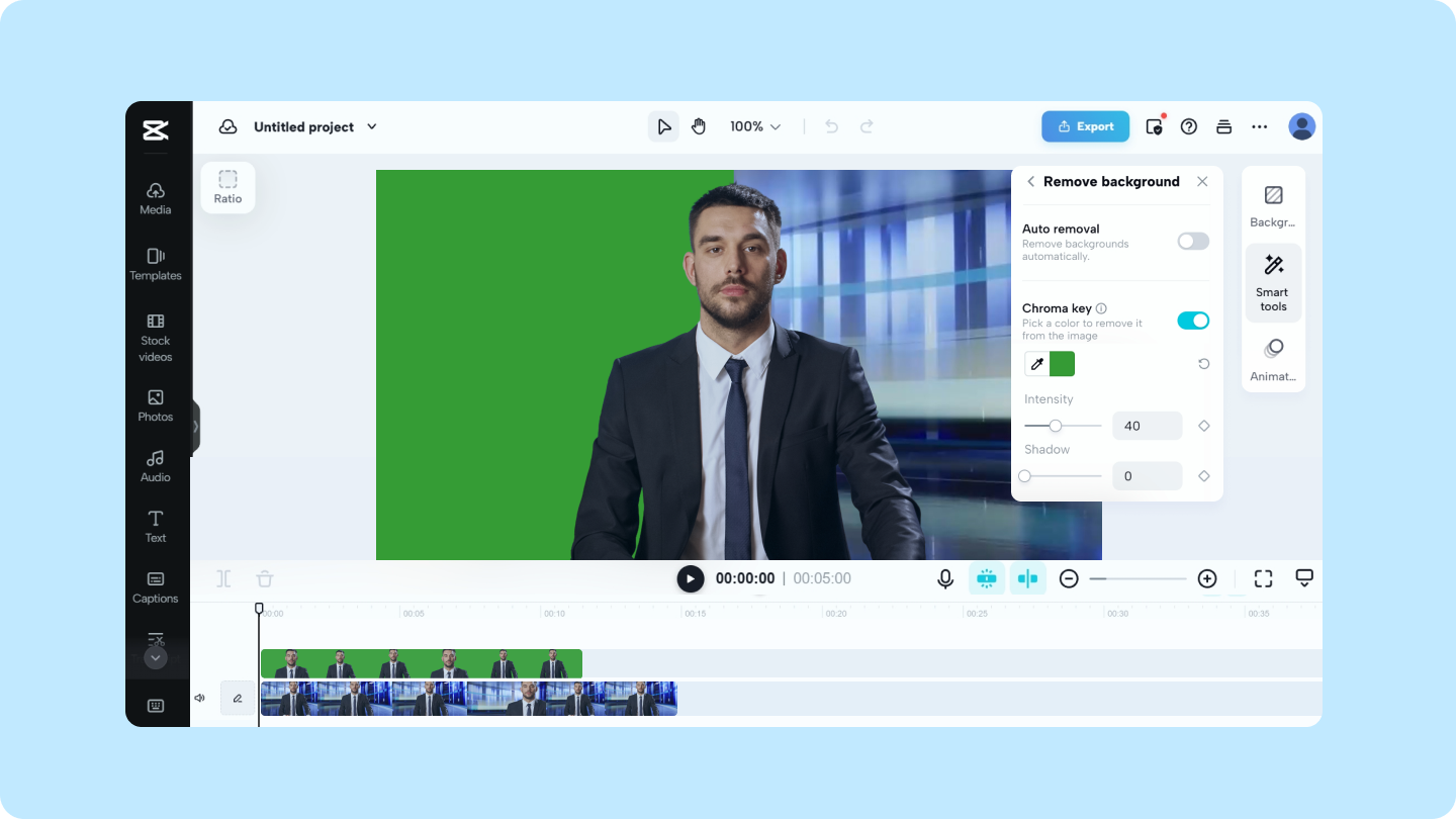 portable greenscreen for video