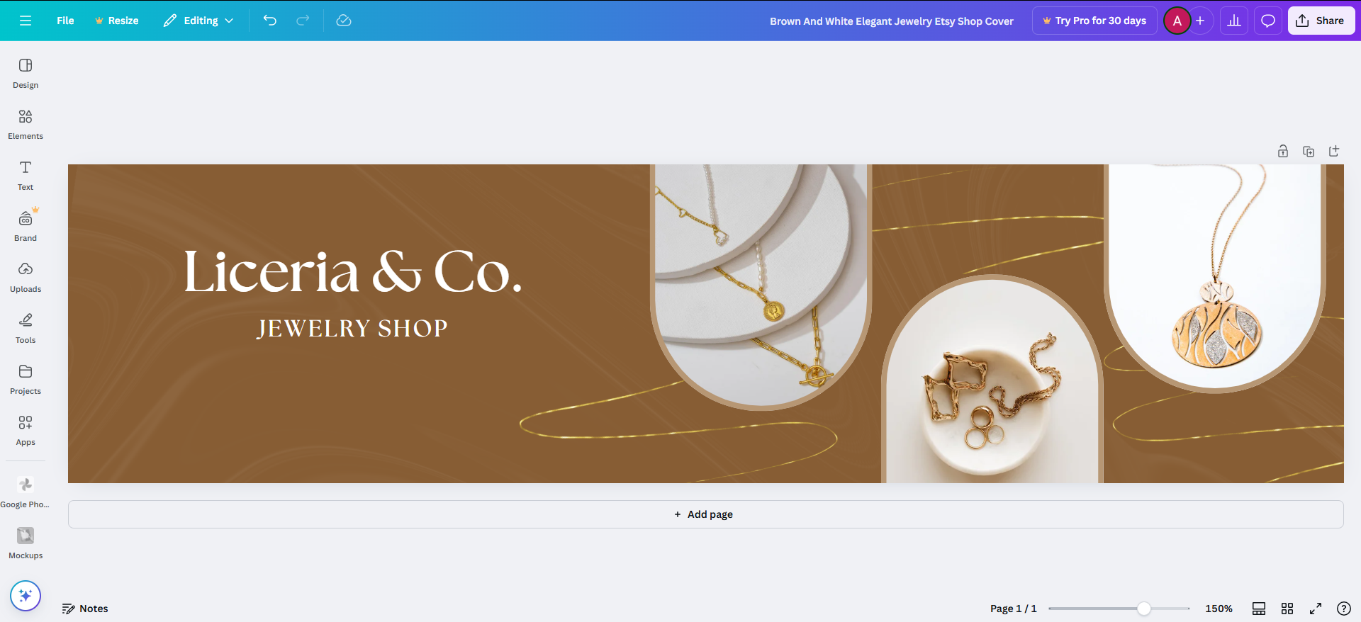 size of Etsy shop banner