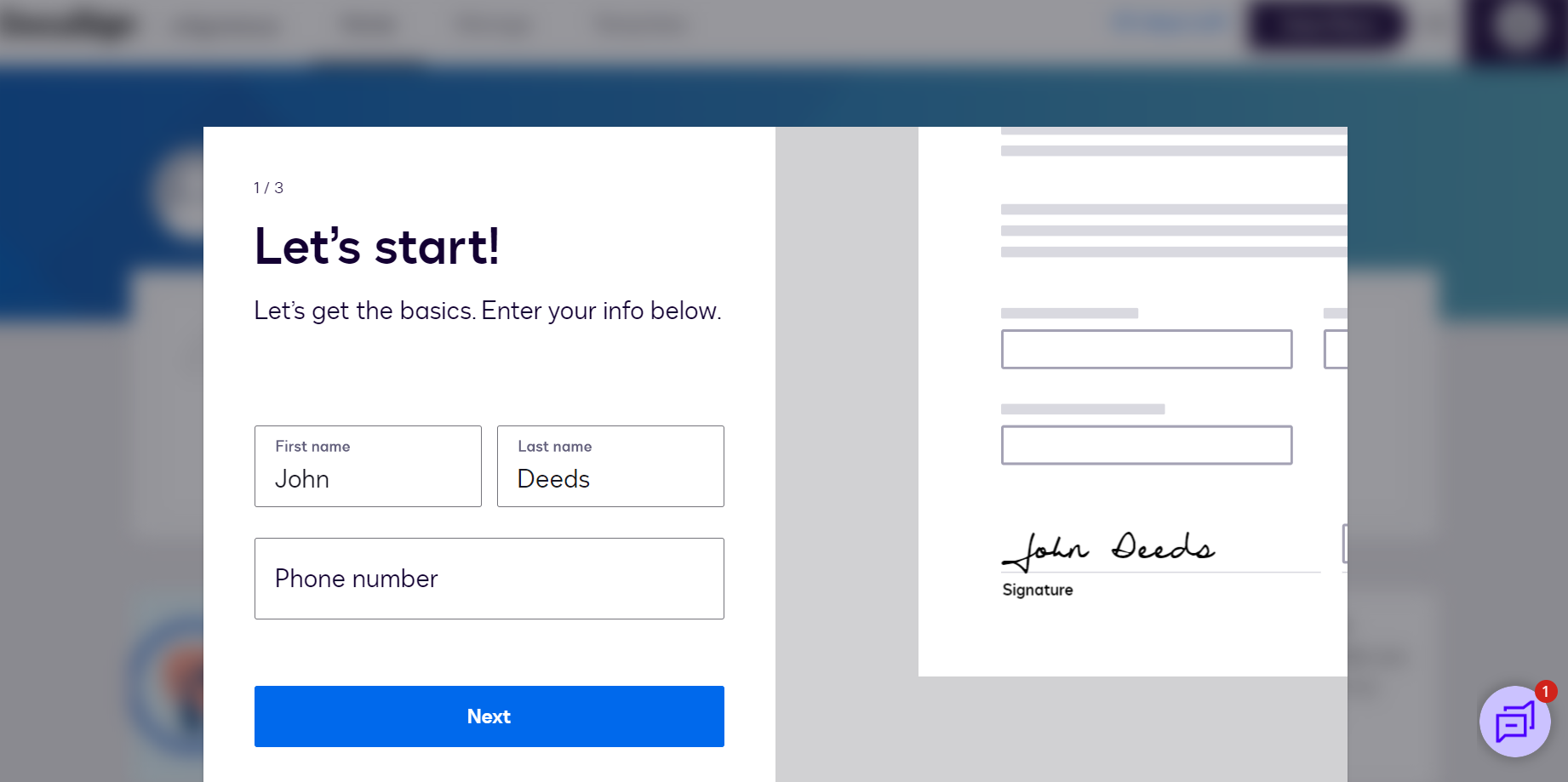 Tạo chữ ký viết tay với Docusign