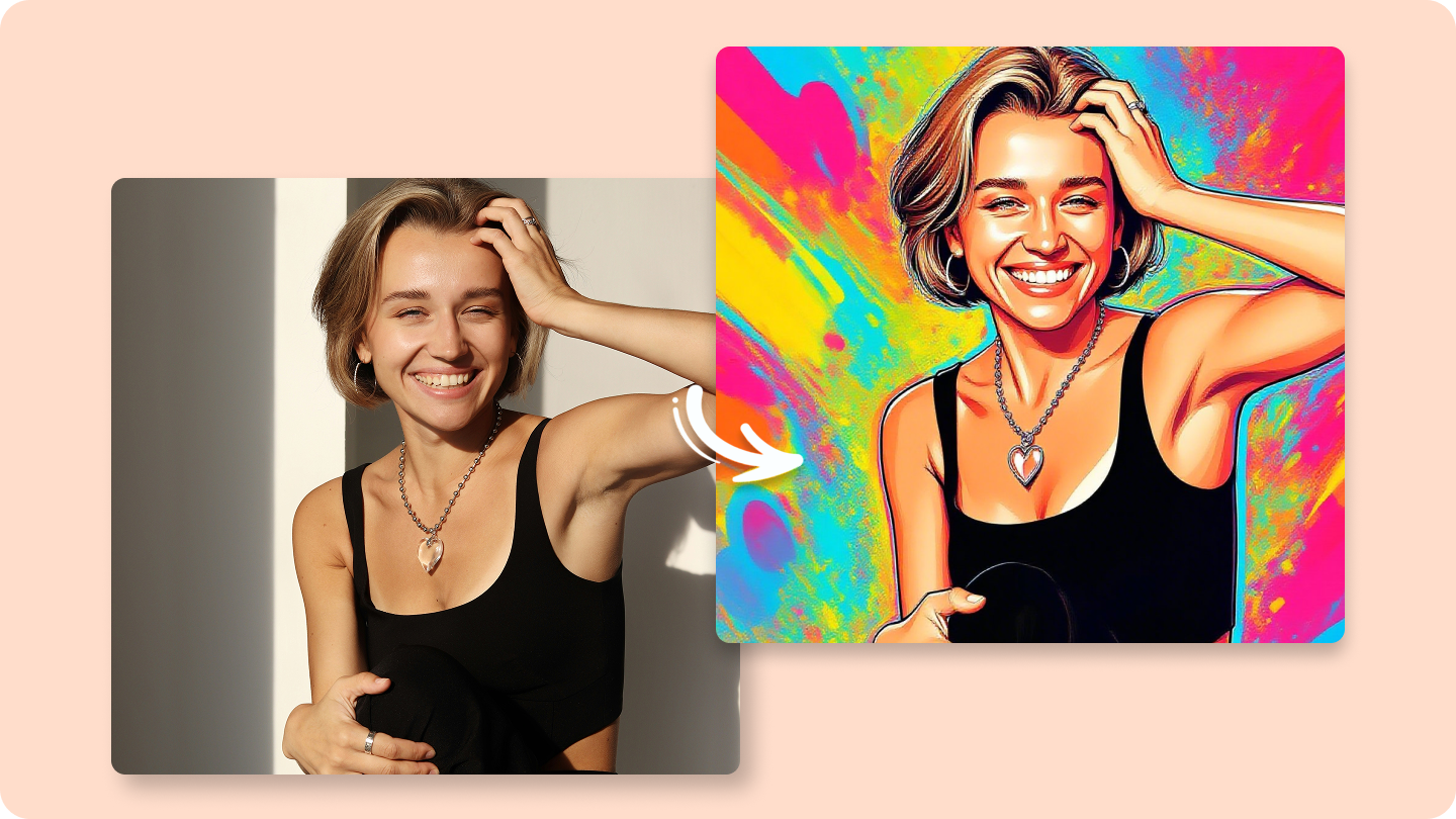 Image vers art généré par l'IA