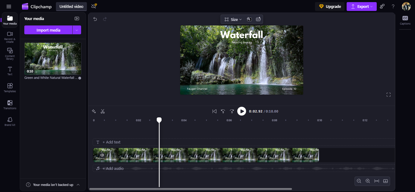 Clipchamp: generador de videos con IA gratuito y locuciones