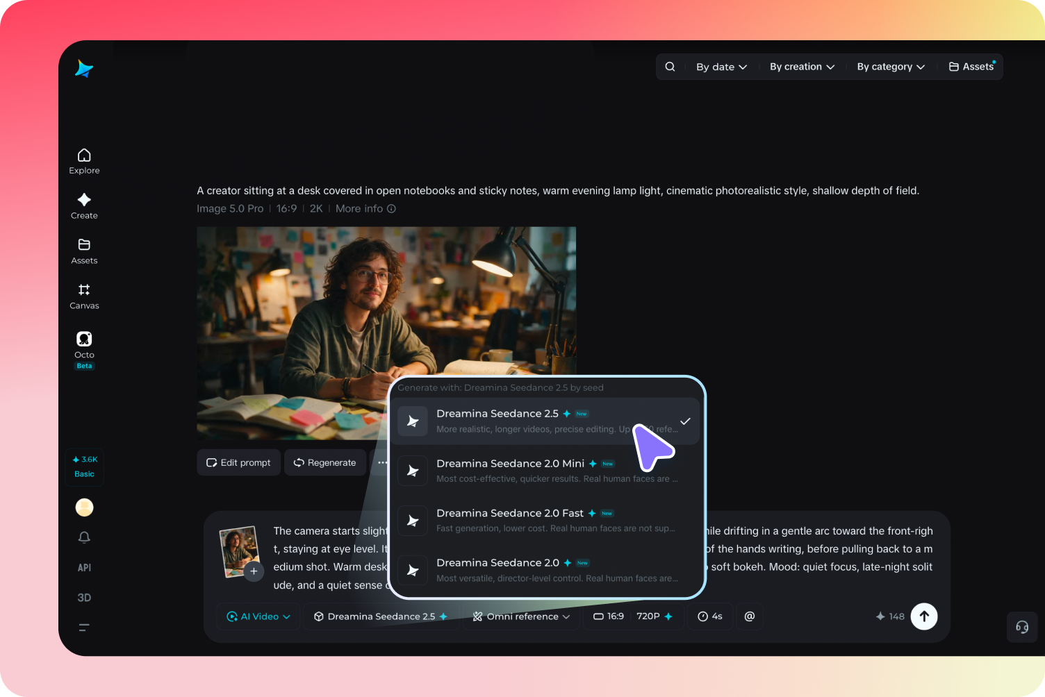 Customize settings and generate