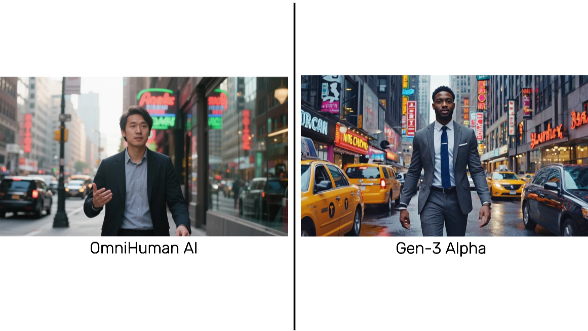 OmniHuman vs. Gen-3 Alpha Bild für Test-5
