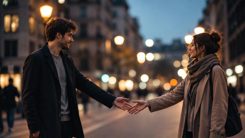 Pubblicamente tenuto mani in amore eroe immagine