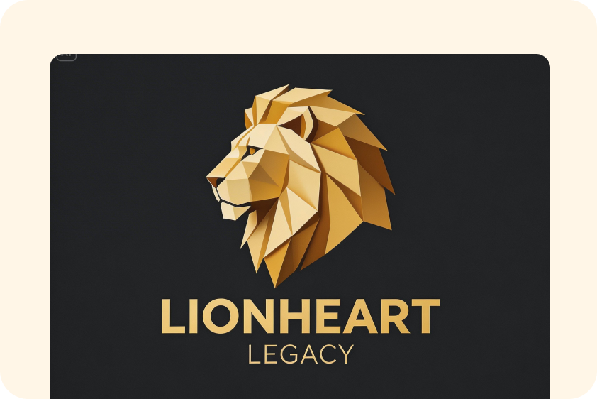  Low-poly na disenyo ng logo ng tatak