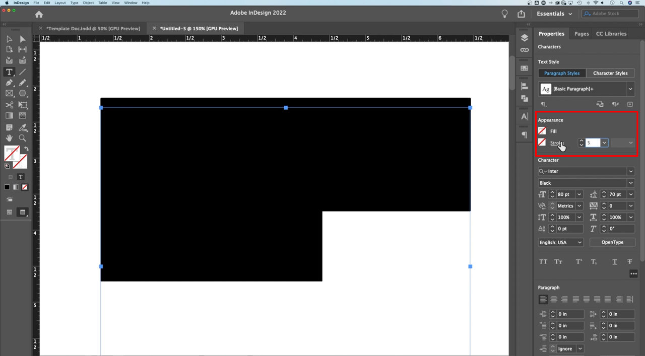 שליטה בקווי מתאר של טקסט ב- InDesign | שפר את הפריסות שלך בקלות