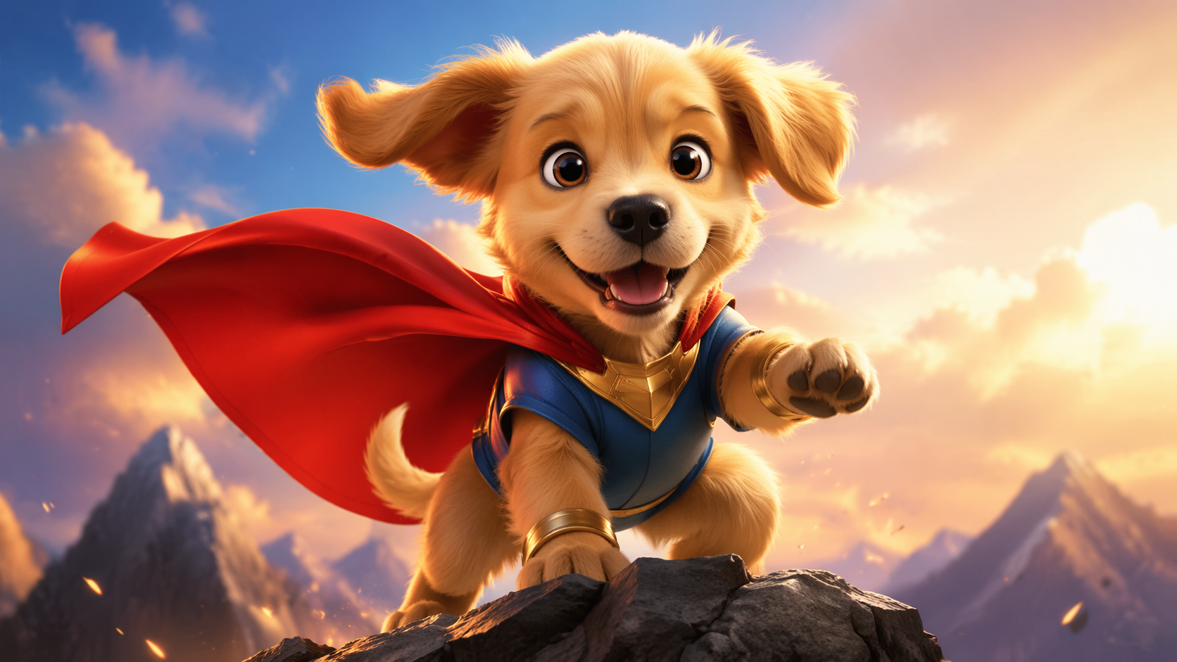 Dreamina pet cartoon filter: Bayanihang karakter ng tuta