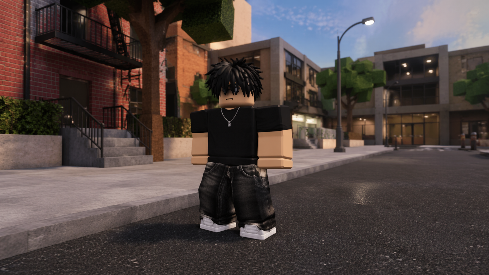 Ví dụ nhắc nhở bộ lọc Dreamina roblox 3: Nhân vật trò chơi thời trang dạo phố