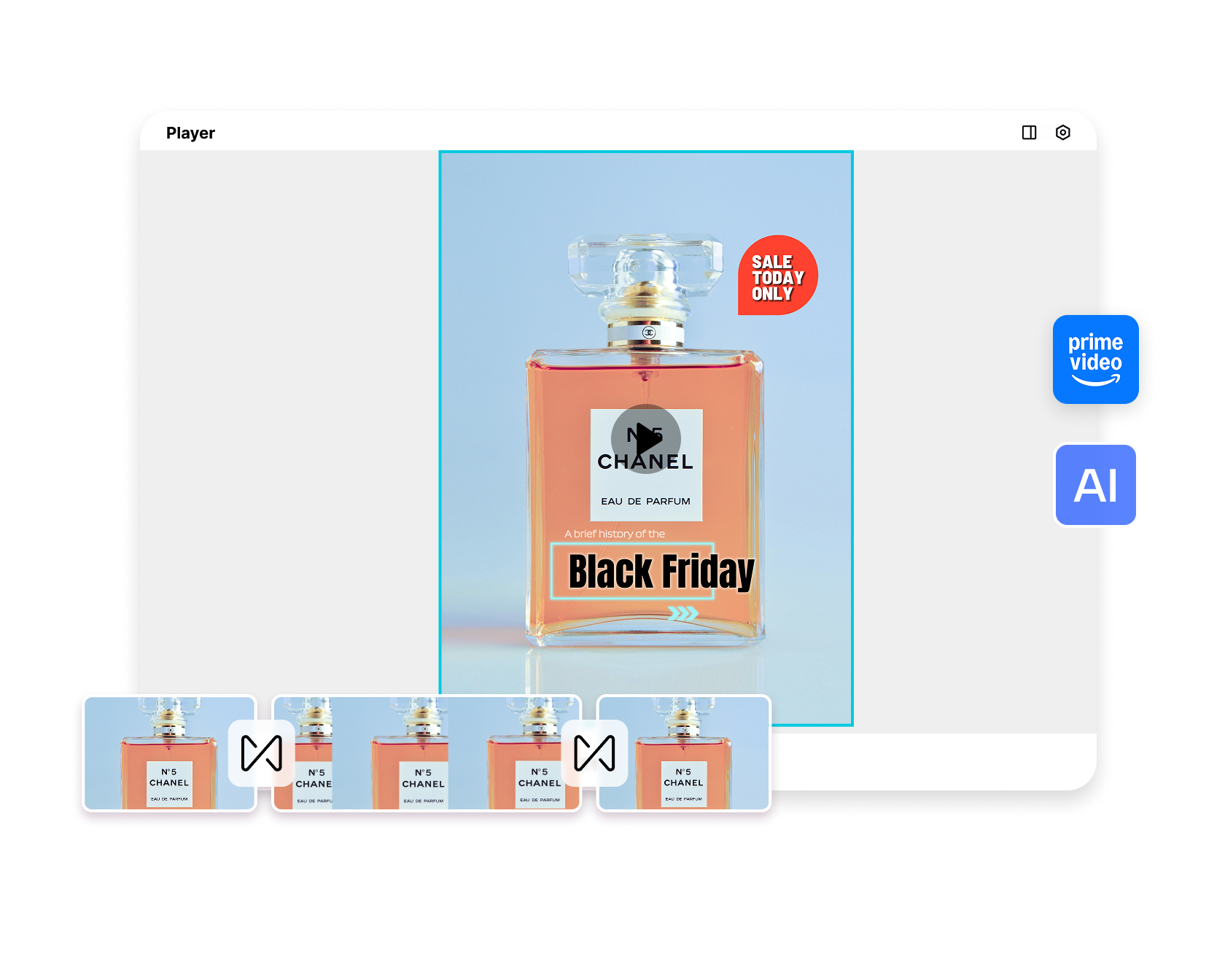 Pembuat Video Black Friday Percuma Dalam Talian