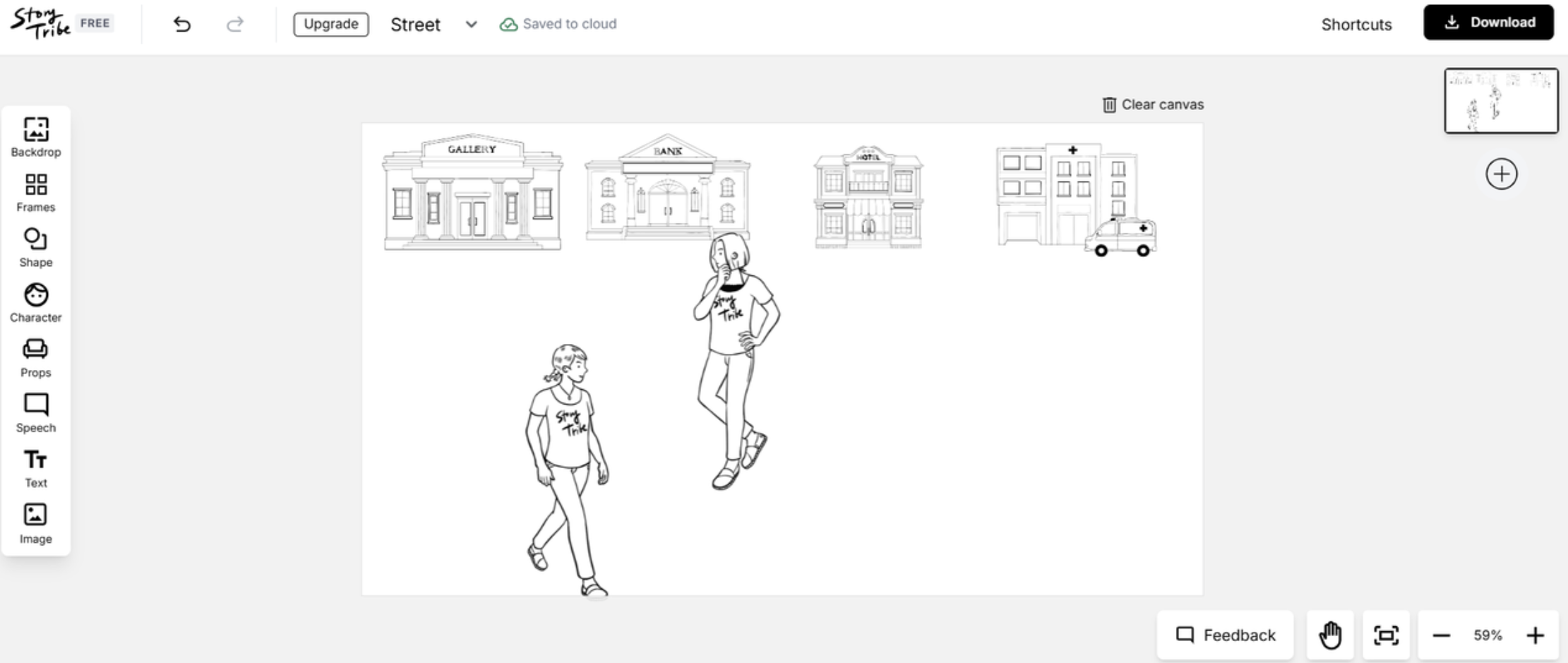 Crea un story board en línea