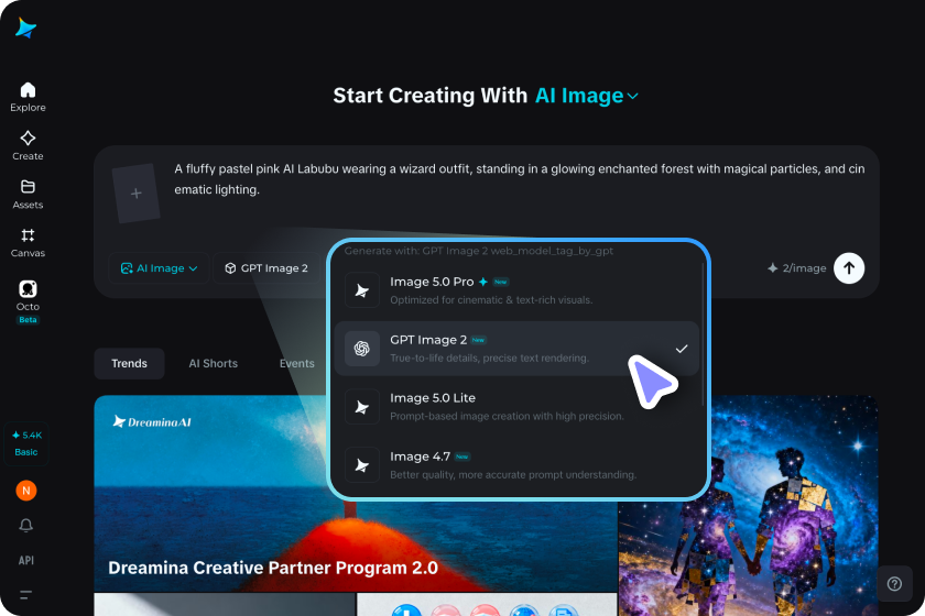 Choose a model, customize settings, and generate a Labubu video