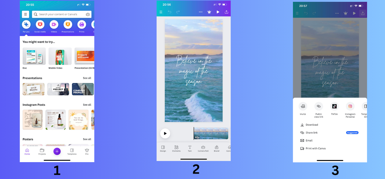 Як користуватися шаблонами Canva