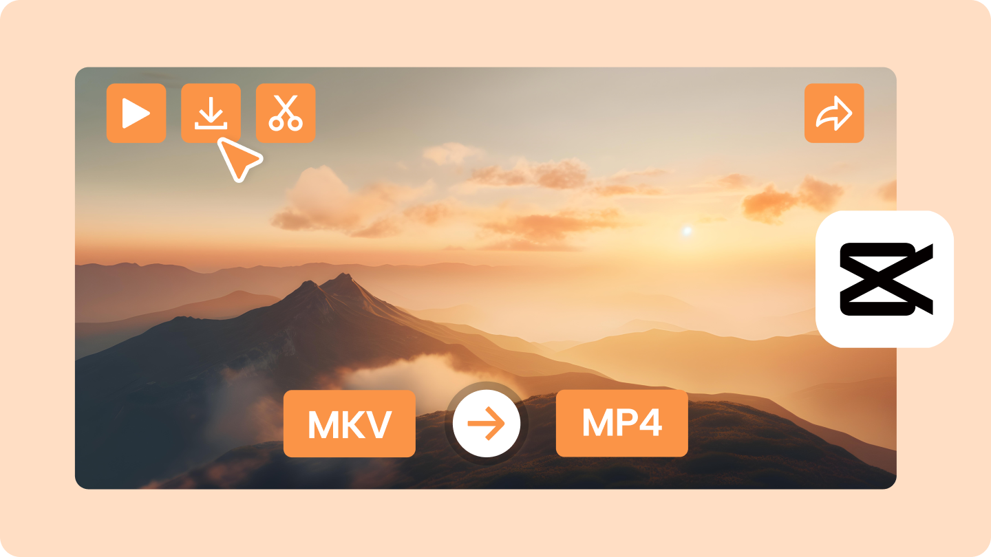 MKV להורדת ממיר MP4