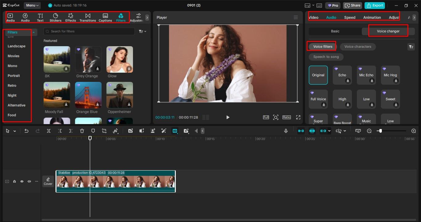 Edit dan tambahkan kapsyen automatik pada video