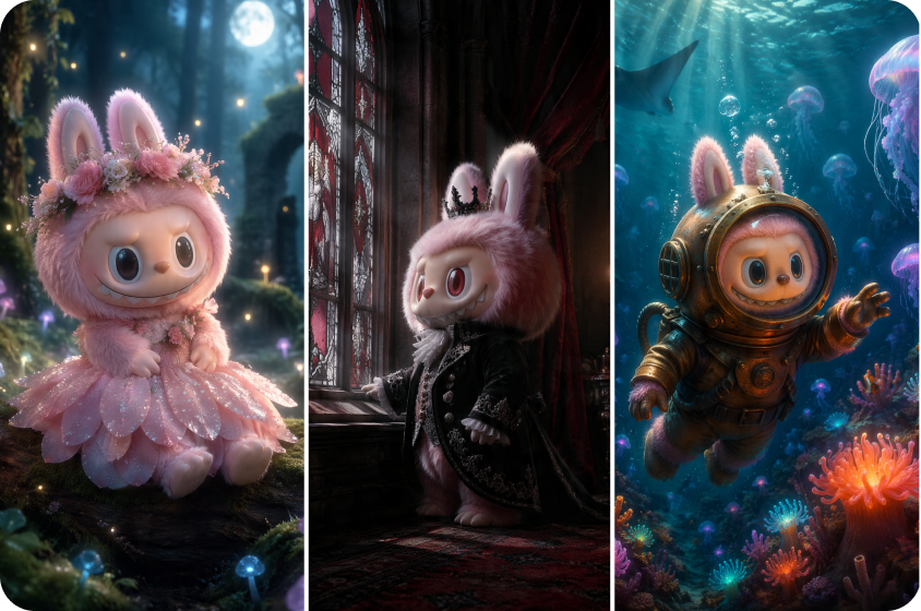 Design your own custom Labubu characters