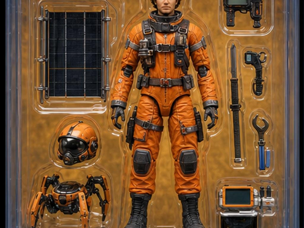 Action Figure Nag-uudyok ng agarang halimbawa 1 - Solar explorer figure