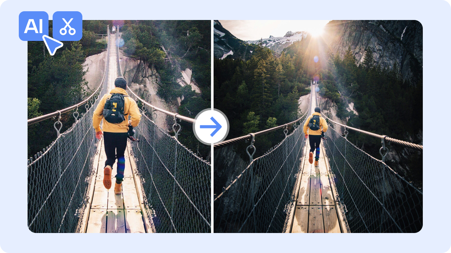 ai image for image straightening