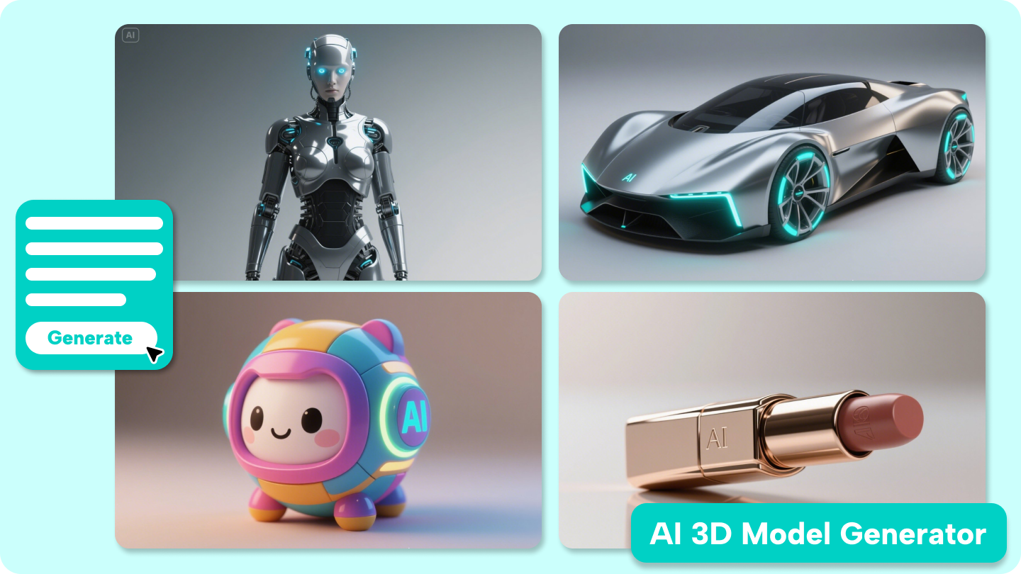 Top 7 KI-3D-Modell-Generator-Apps: Erstellen Sie schnell erstaunliche 3D- Modelle