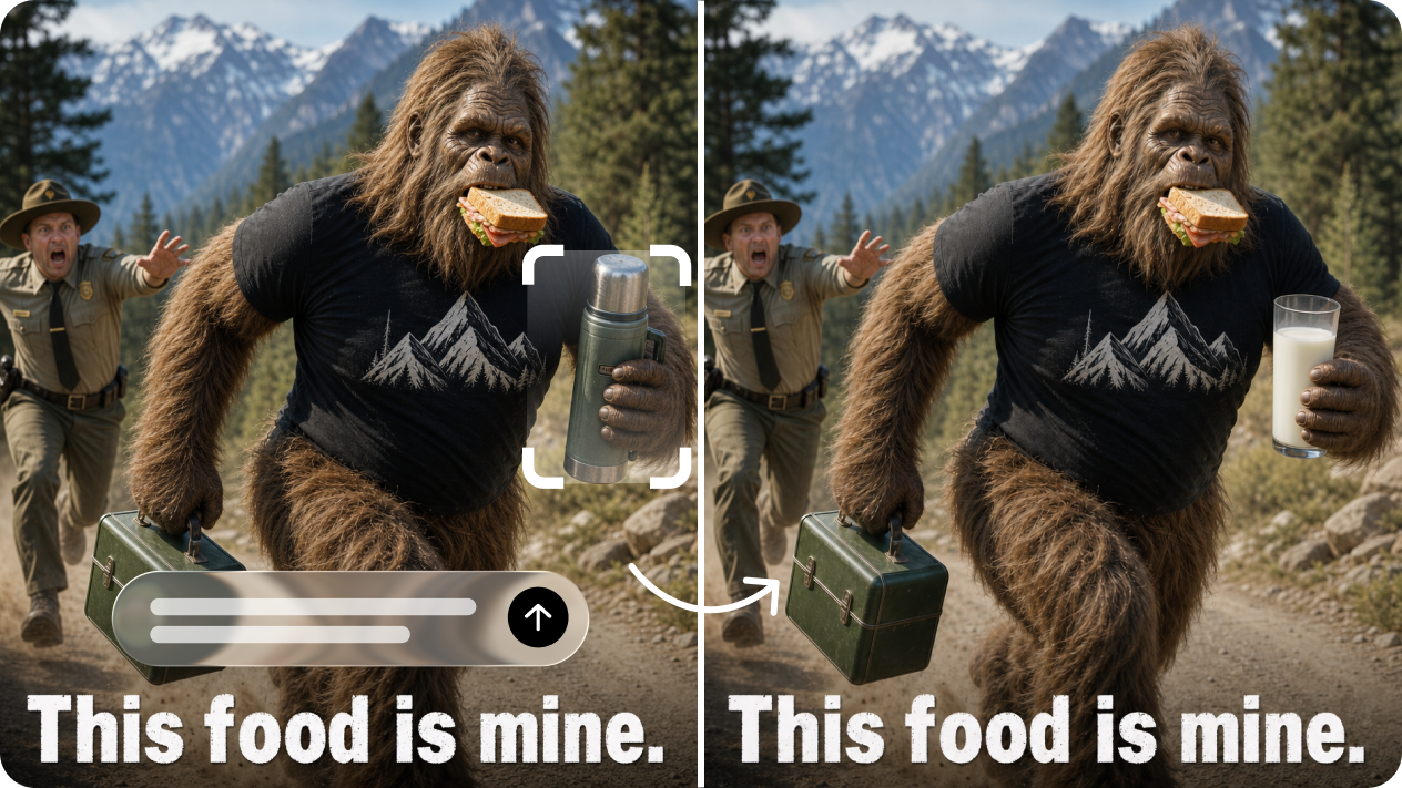 Edit viral videos with precise local control
