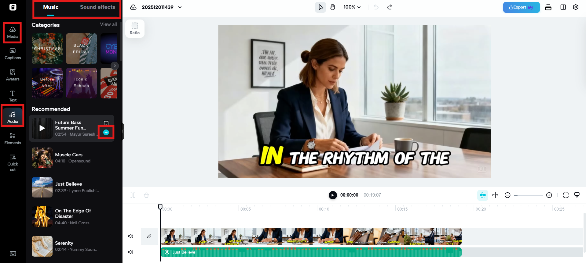 Agregar fuente de audio