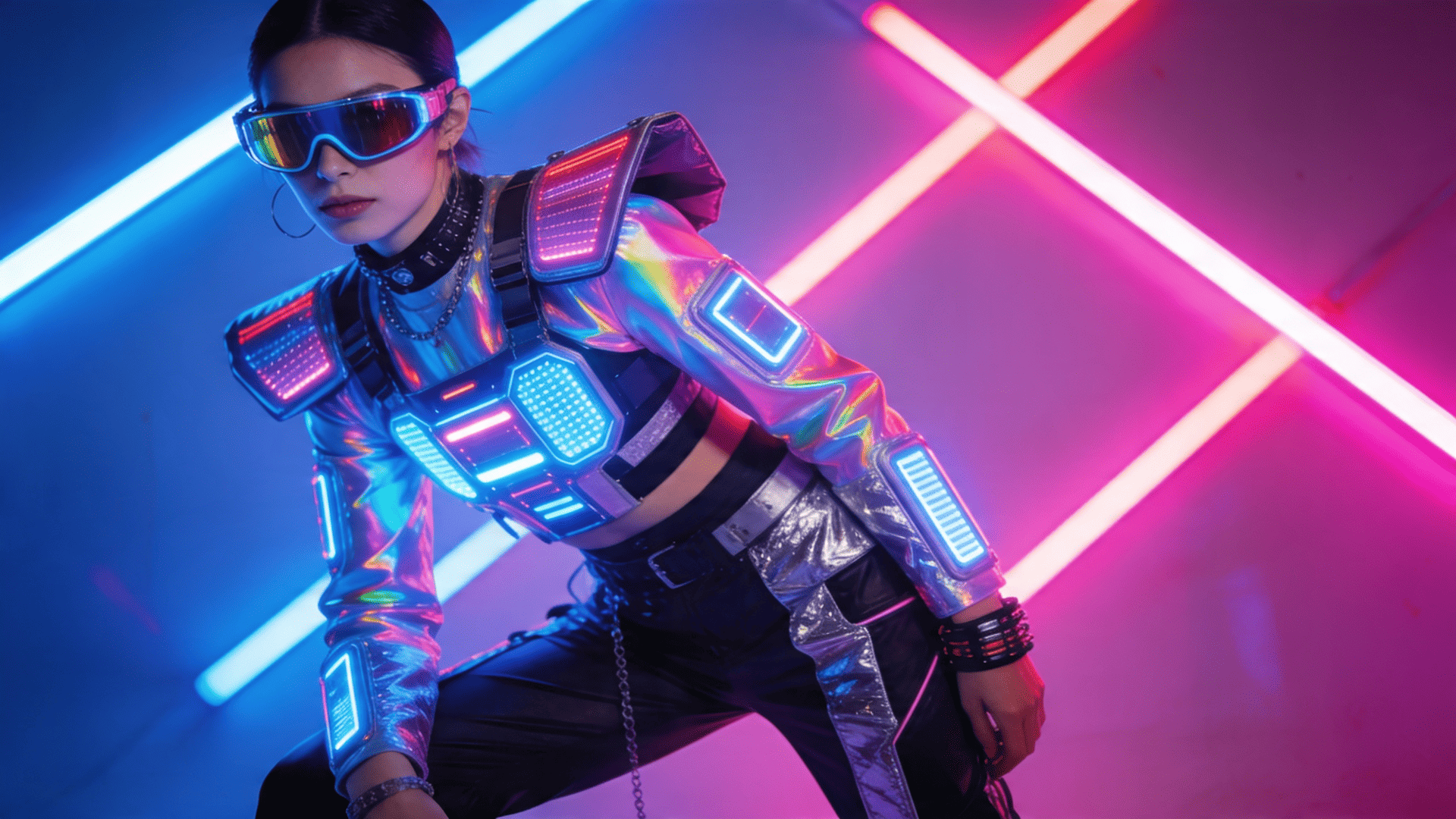Cyber fashion editorial