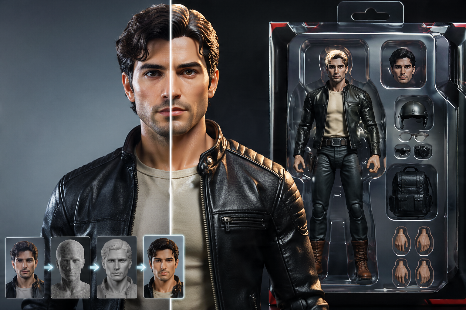 Verwandeln Sie jedes Foto in eine benutzerdefinierte Actionfigur mit KI