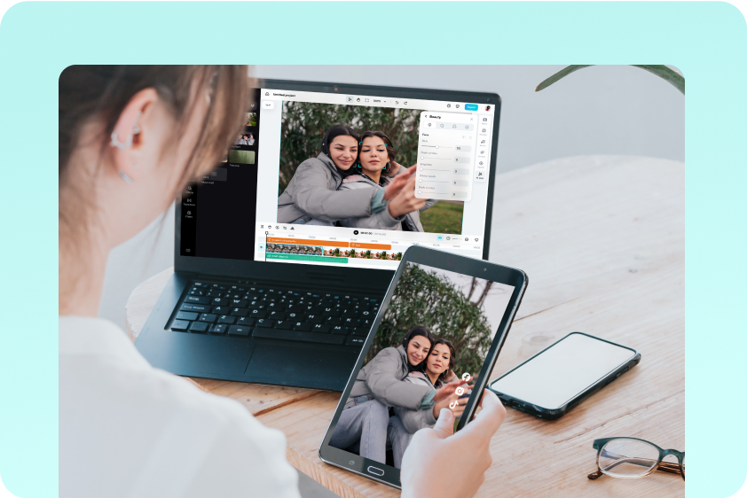 benefits for social media with CapCut's Retouch Feature
