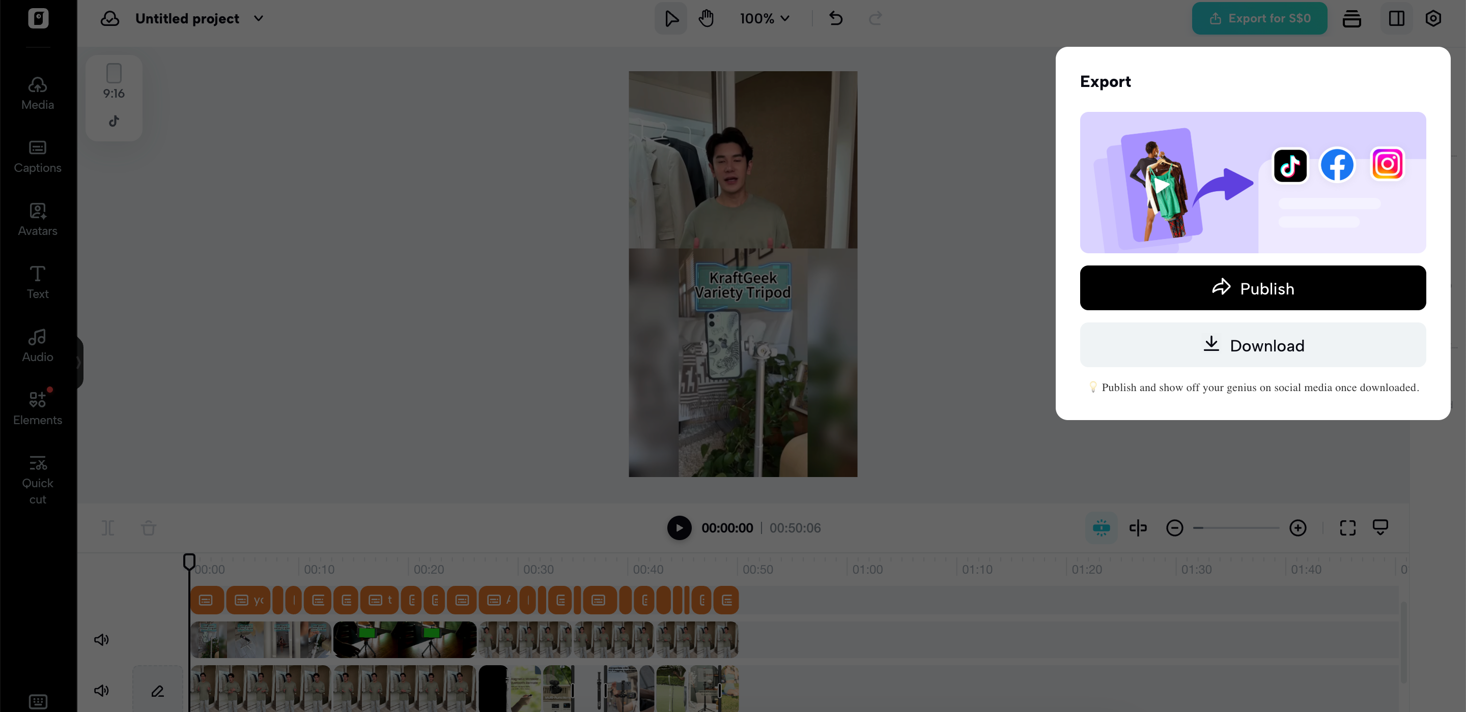 Download your video