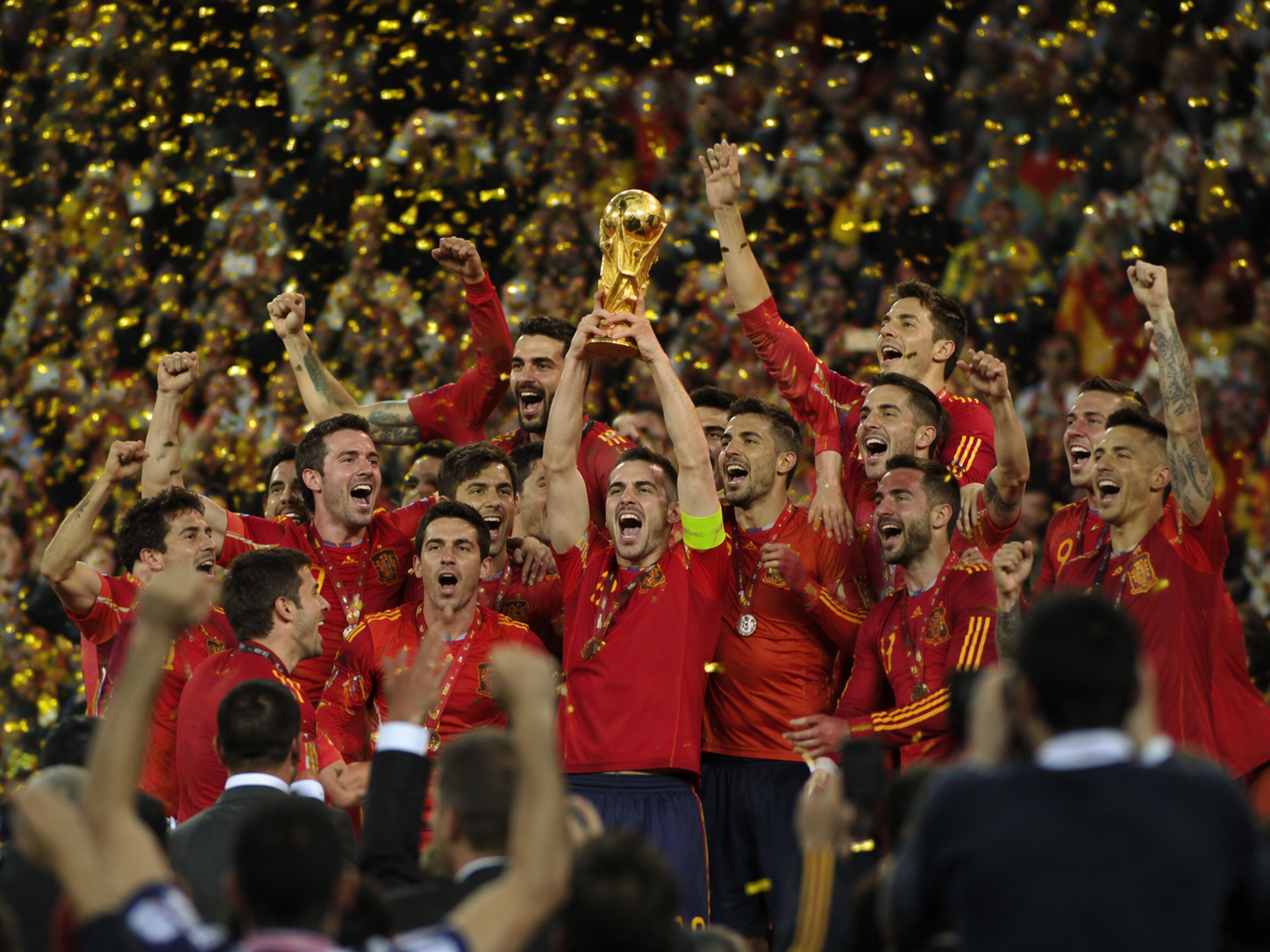 Dreamina fifa world cup 2026 Gewinner Prompt Beispiel 3: Konfetti-Feier-Szene