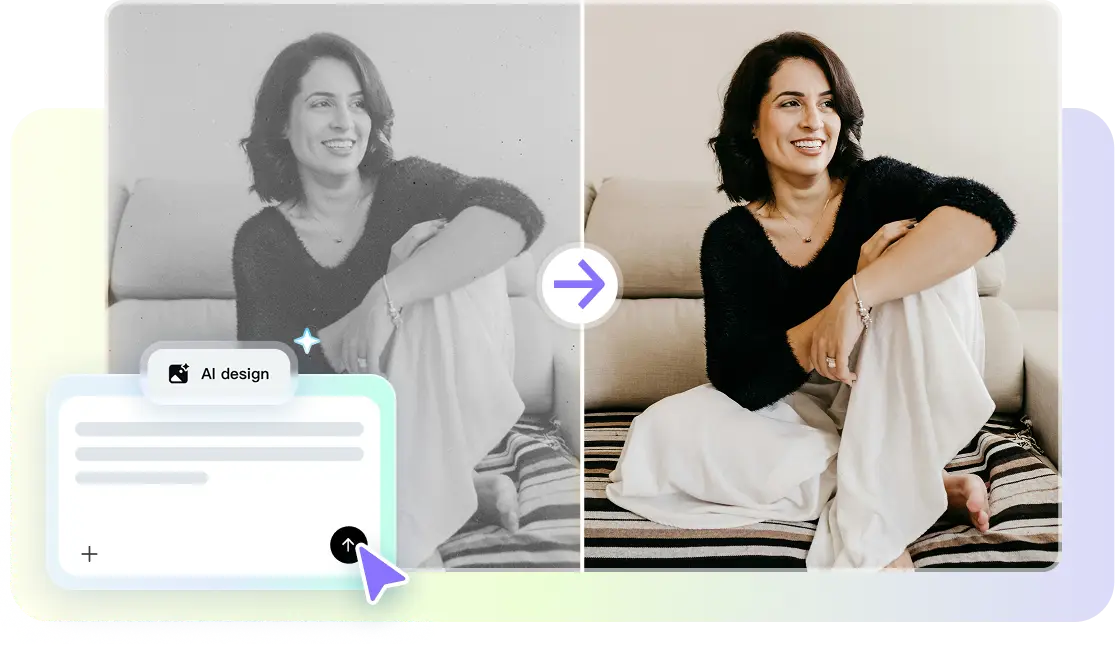 old photo restoration with CapCut AI