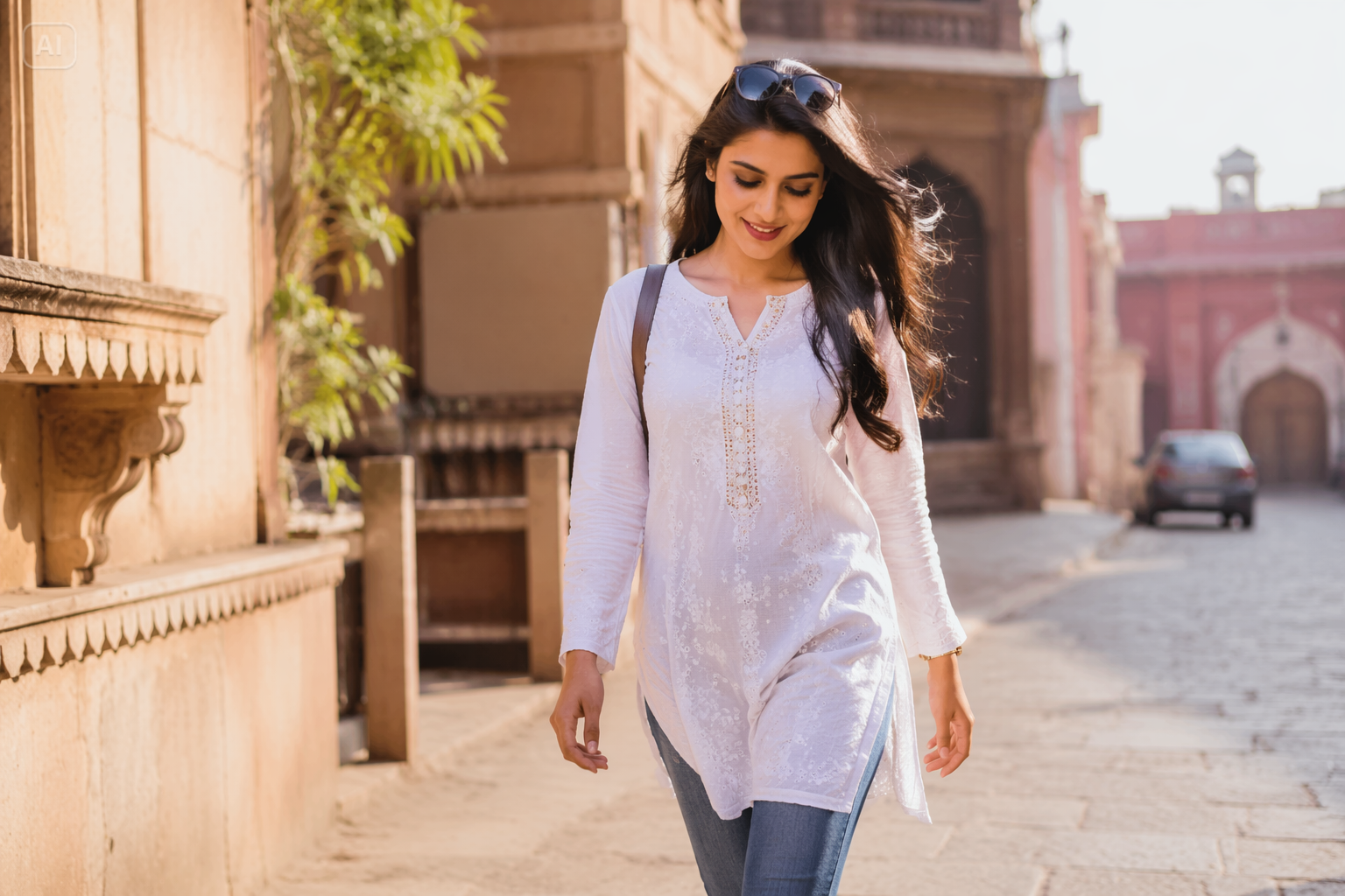 Kurti เดนิม AI ภาพพื้นหลังพร้อมท์