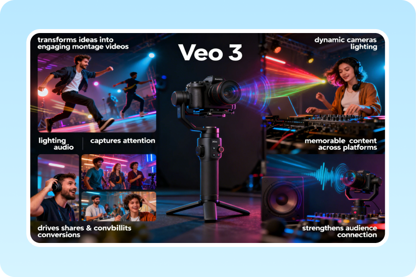 Transformar ideias comuns em vídeos cinematográficos