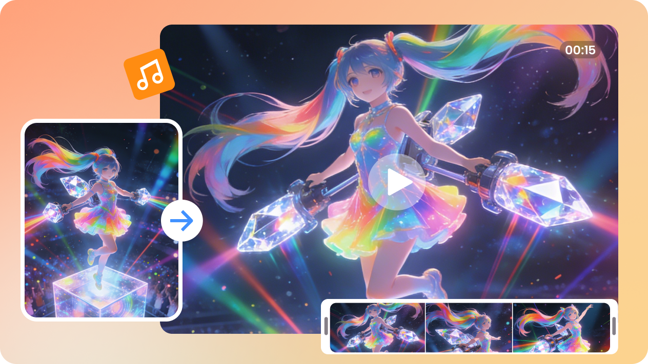  Animer des images d'idoles en vidéos de performances dynamiques