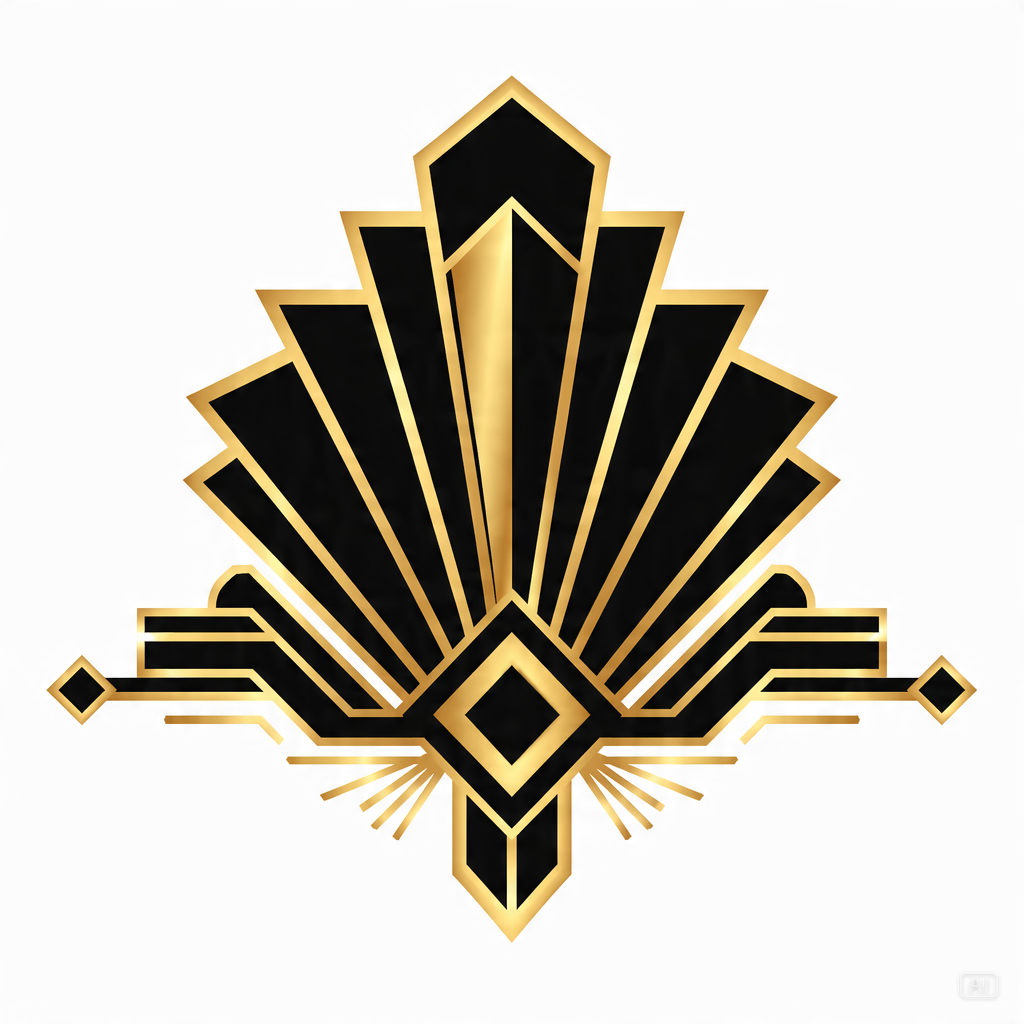 Art Deco style logo generated by Pippit