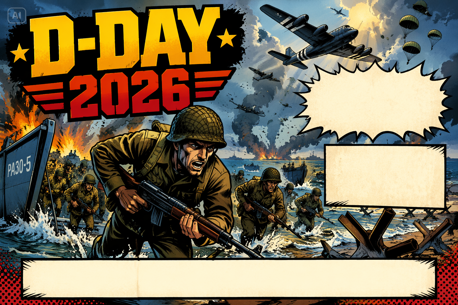 D-Day Posters features