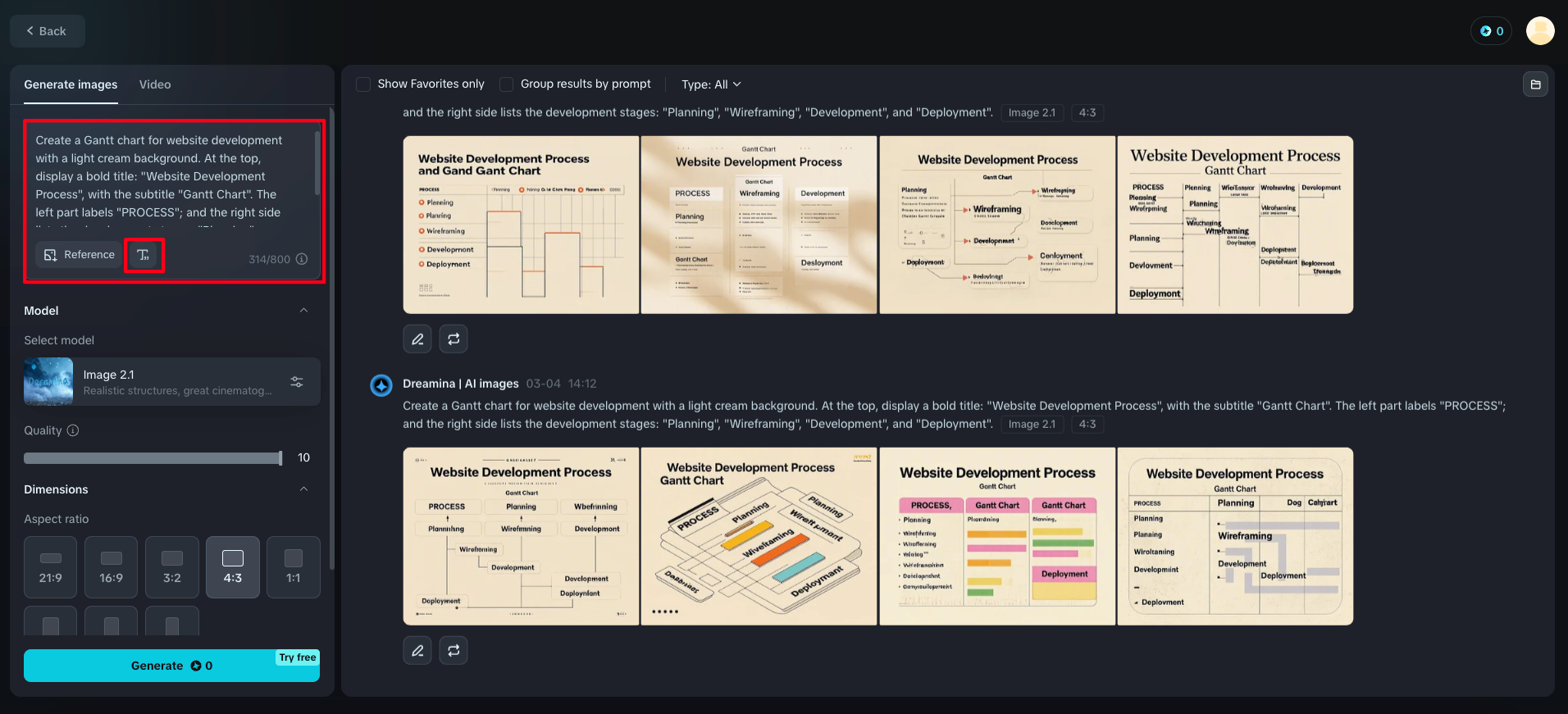 Gantt chart make online