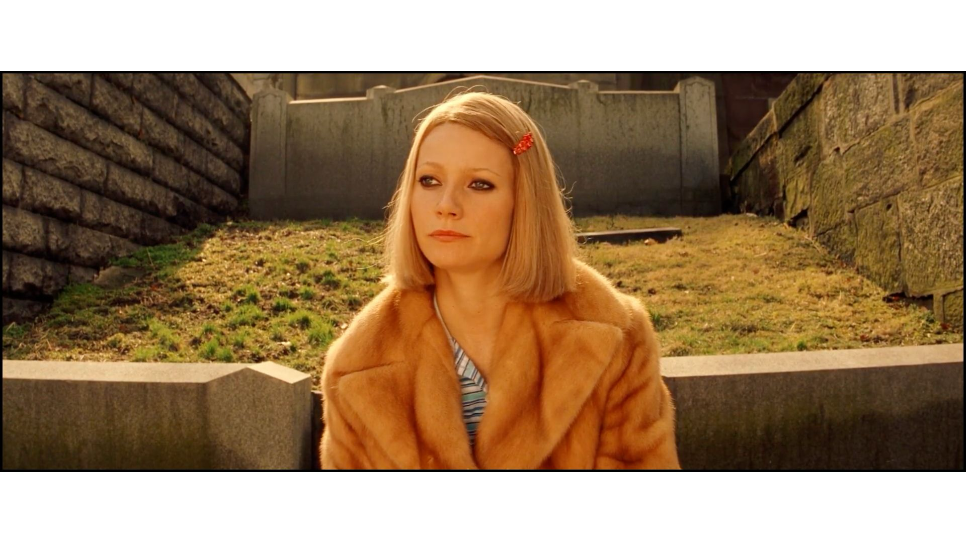 Margot Tenenbaum's heavy eyeliner and fur coat