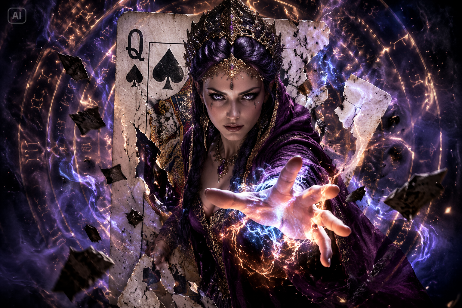 queen of spades AI prompts benefits