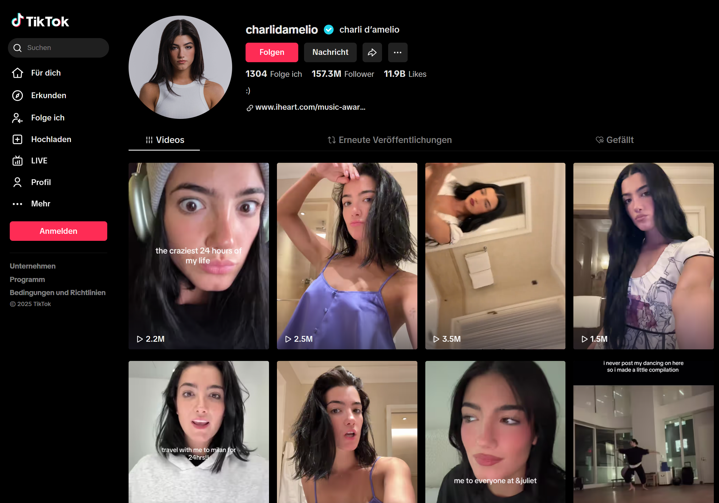 ผู้สร้างเทรนด์ TikTok 5 อันดับแรก: Charli D'Amelio