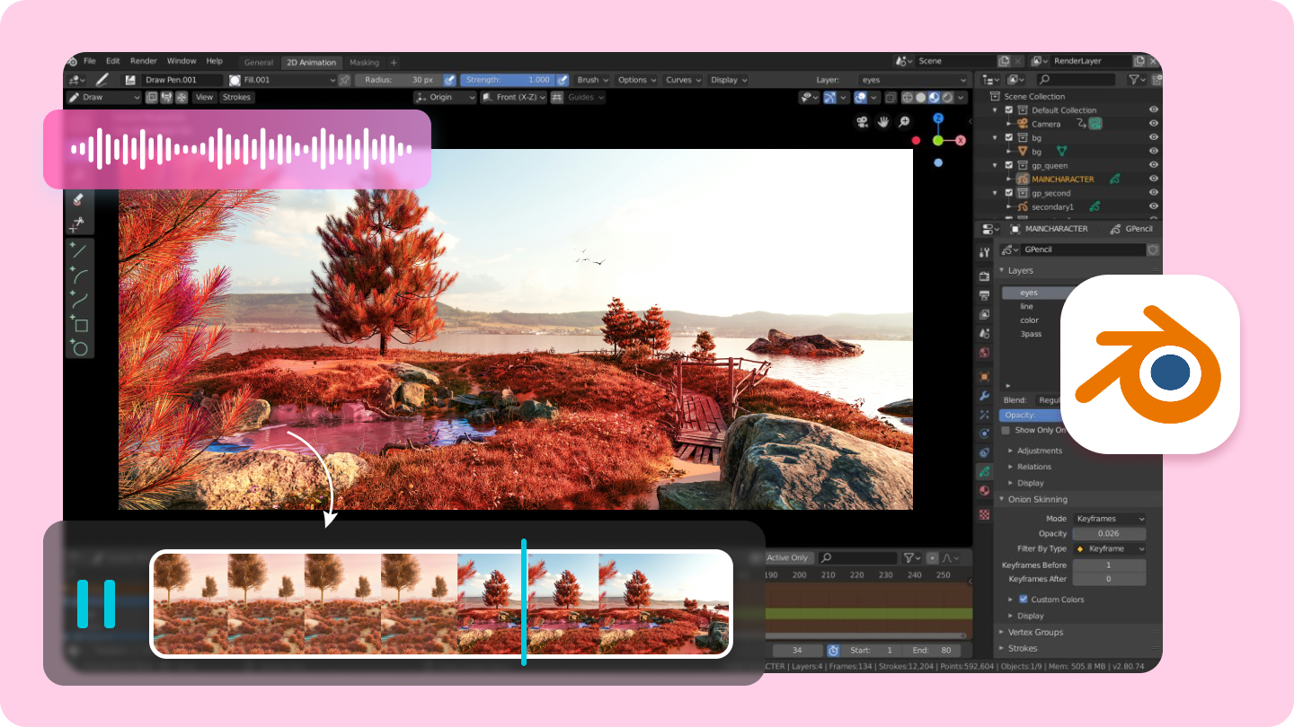frullatore come editor video